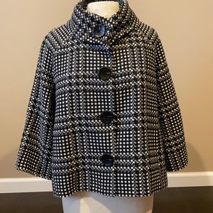 NWT Pink Tartan tweed cropped jacket Retail $469